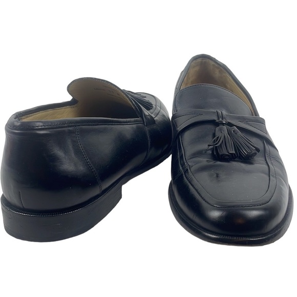 Johnston & Murphy Black Leather Tassel Loafers Size 11M main image 10